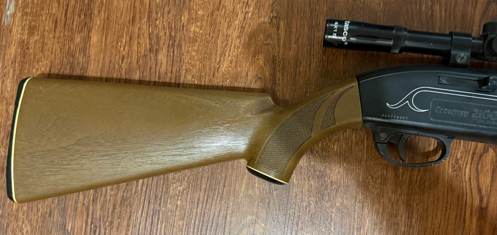 Crosman Classic 2100 .177 Caliber BB Gun & Pellet Air Rifle w/ Scope Works Well