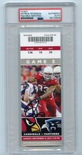 Patrick Peterson Signed Autograph 9/11/11 NFL Debut Ticket Stub PSA DNA USA