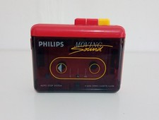 WALKMAN PHILIPS MOVING SOUND D-6606 STEREO CASSETTE PLAYER VINTAGE