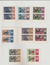 Qatar 1966 Space Rendezvous Complete Set Corner Pair, F – VF MNH