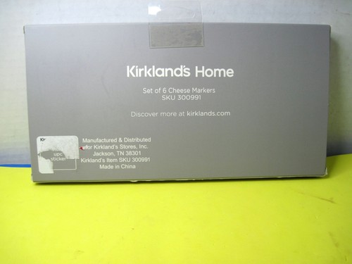 Kirkland's Home 6er Set Porzellan Käsemarker - Bild 6 von 11