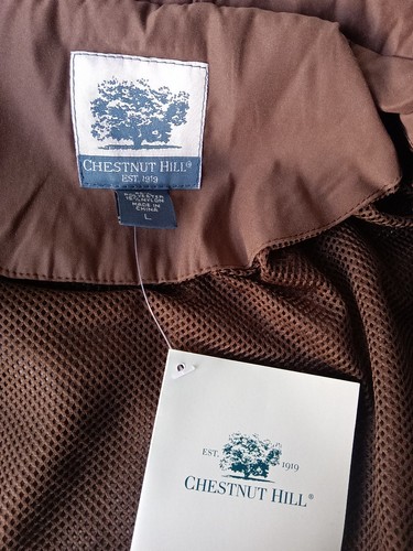 Chestnut Hill Jacket Men L Beige Outdoor Casual w/Shultz Steel Company's Logo - Picture 4 of 6
