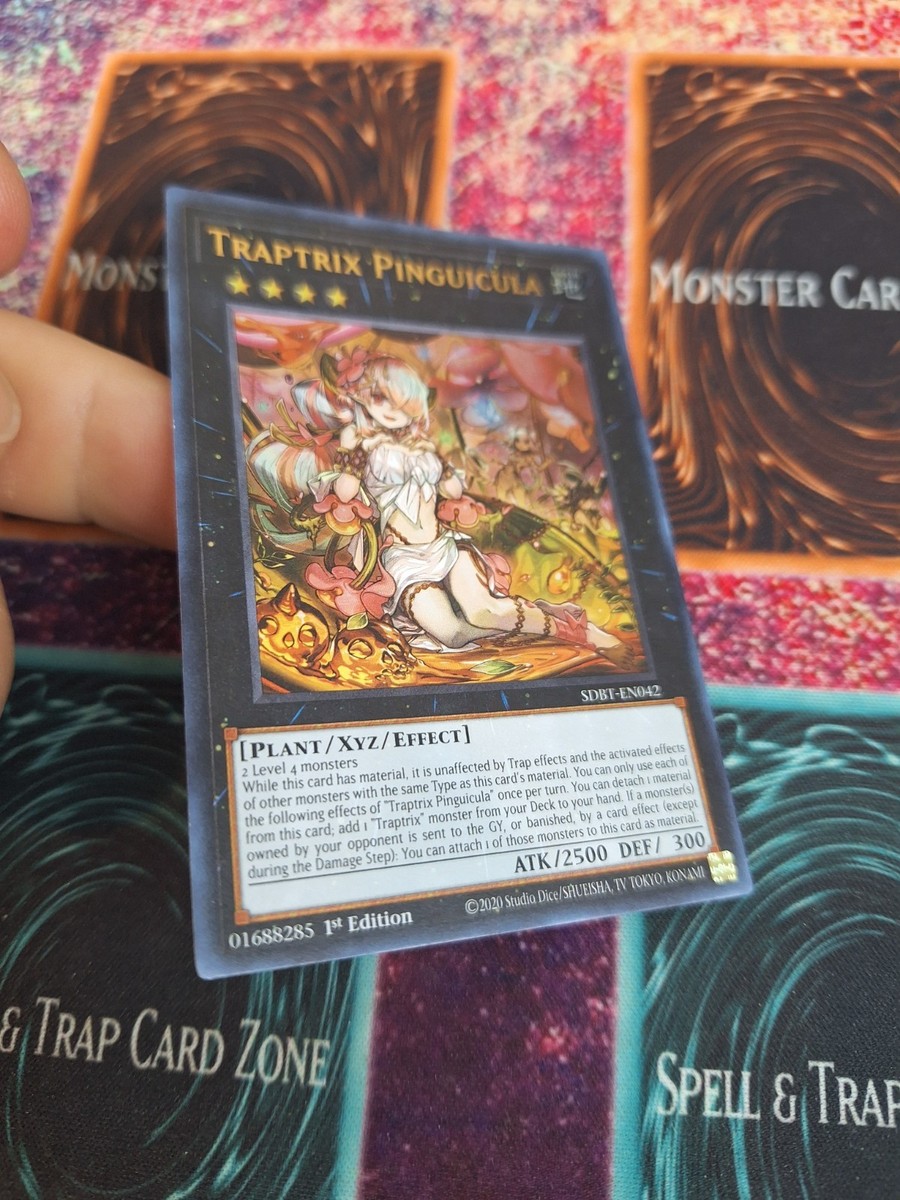 Yu-Gi-Oh! Traptrix Pinguicula SDBT-EN042 Ultra Rare 1st Edition