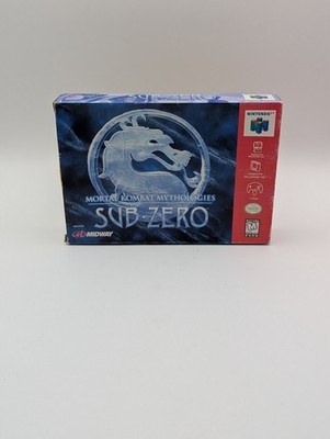 Mortal Kombat Mythologies Sub Zero Nintendo 64 N64 CIB OVP -Gut- NTSC US