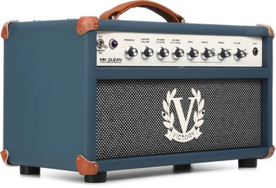 Victory Amplification MK Clean 100-watt Amplifier Head - Mallard Blue Leather