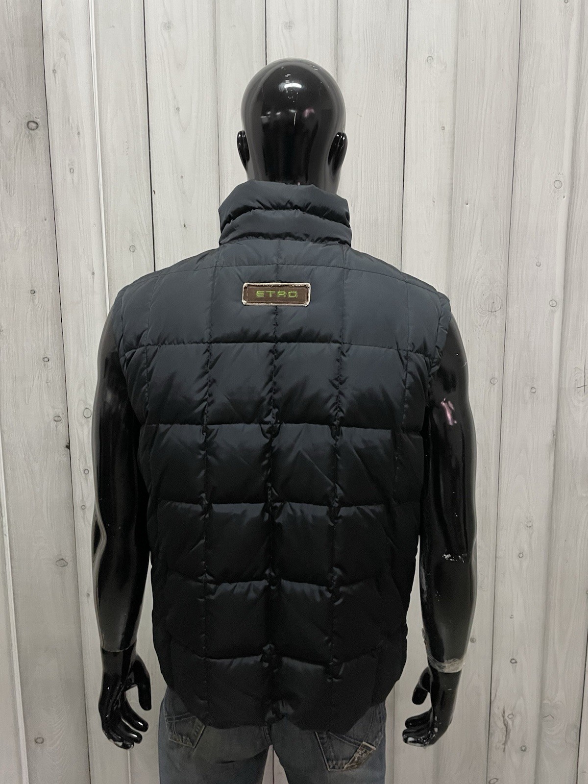 Etro Milano Mens Feather Patchwork Multi Pocket V… - image 10