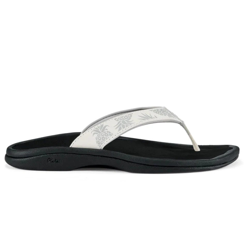 Женские шлепанцы Olukai 'Ohana, ярко-белые/Hua, W8 - Изображение 2 из 4