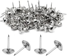 Silver Antique Upholstery Tacks, 200Pcs Heavy Duty, Upholstery Pins, Furniture