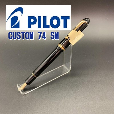 Pilot Fountain Pen Custom 74 Medium Soft Sm Black