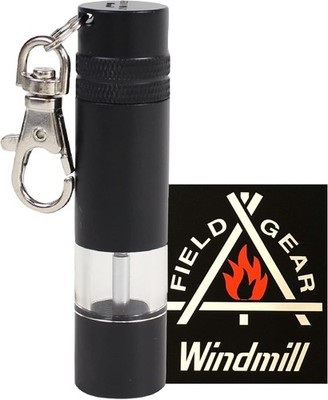Windmill Field Max Ölfeuerzeug WFM-100 robust Überleben schwarz Campingausrüs...