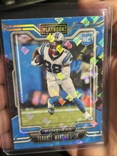 🔥Terrace Marshall Jr. 2021 Panini Playbook Rookie Logo Parallel #120 Panthers