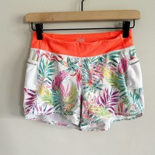 Athleta Girl Shorts size L/12 Record Breaker 2.0 Shorts Large 12 L Tropical