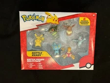 Pokémon Battle Ready 6 Figures Multi-Pack PIKACHU + 5 JAZWARES BRAND NEW IN BOX