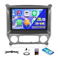 10.1" Wireless CarPlay  Android Auto Stereo for 2014-2018 Silverado  Sierra
