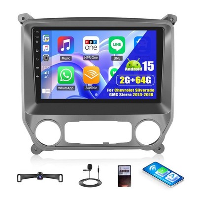 10.1'' Wireless CarPlay & Android Auto Stereo for 2014-2018 Silverado & Sierra