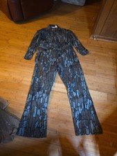 Vtg Cabela's Coveralls Men's Large Tall Treebark Camo Hunting Overalls Zip 80s