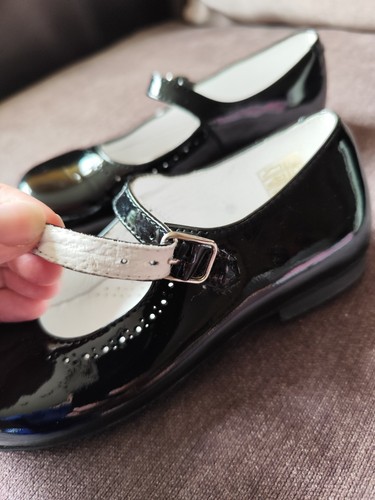 Children's Classics Mary Jane Black Patent Leather Girls Shoes EUR 31 UK 12.5 - Picture 9 of 21
