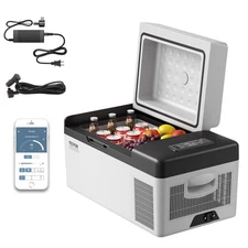 20L Portable Small Refrigerator Domestic Car Cooler Compact Freezer Fridge 220V