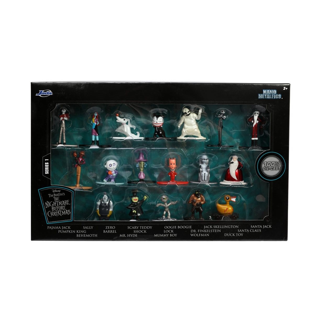 NEW- Jada Nano Metalfigs Disney The Nightmare Before Christmas Die Cast FULL SET