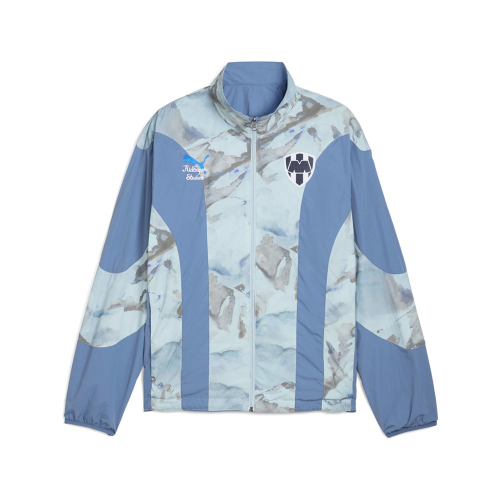 PUMA  X Kidsuper Mty Reversible Full Zip Jacket Mens Blue Casual Athletic Outerw