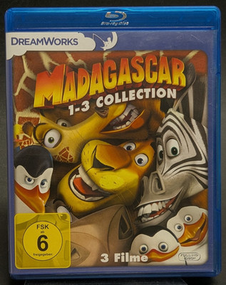 Madagascar 1-3 - Blu-ray