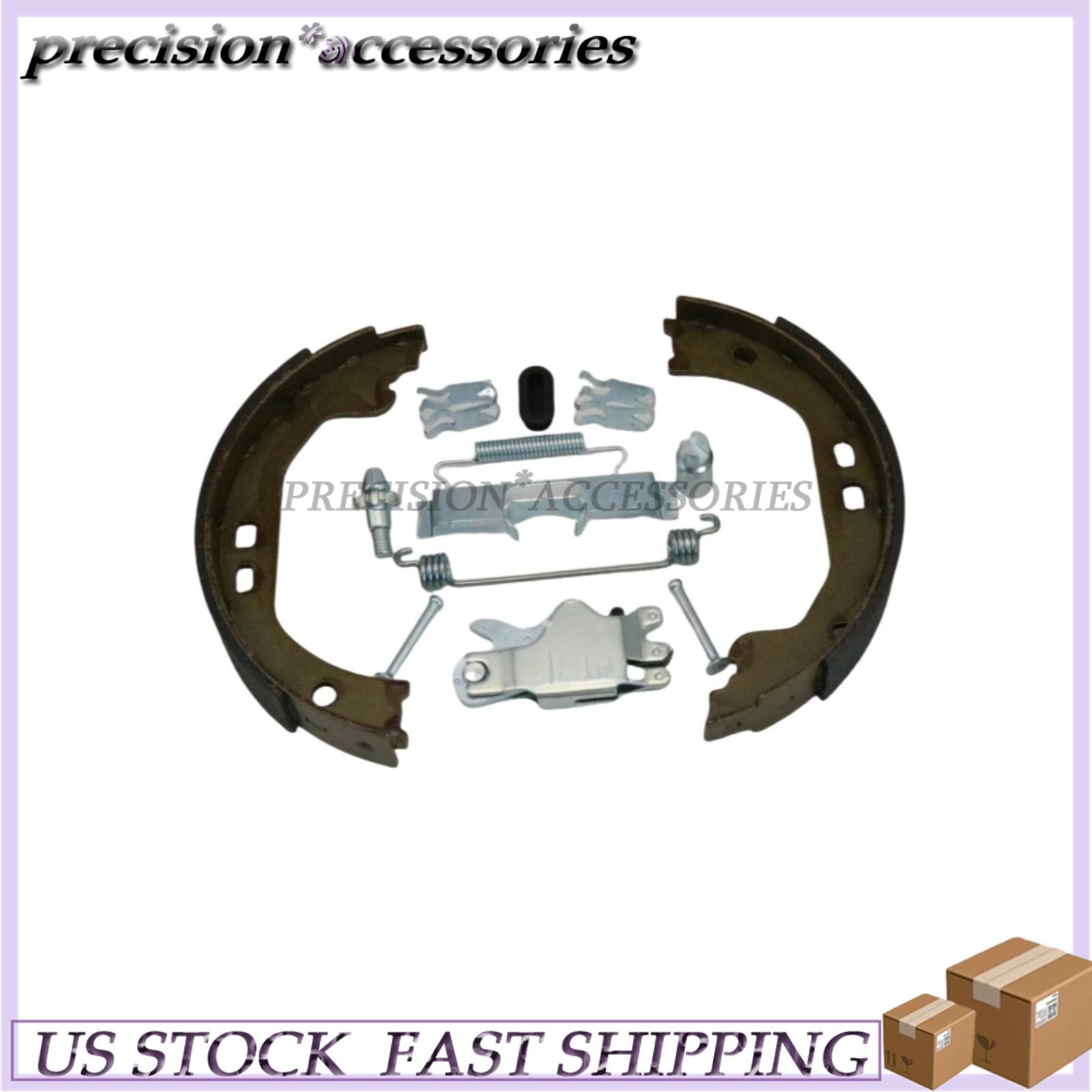 1 Set Parking Brake Shoes & Accessory Fastener Fits Maserati Ghibli Quattroporte