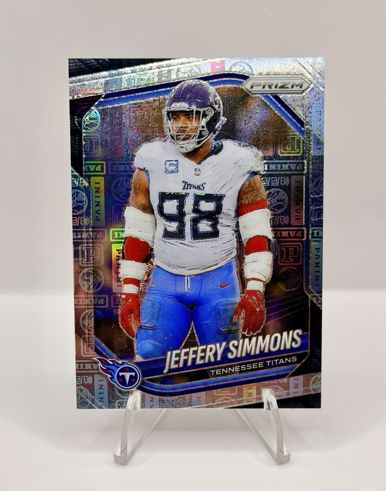 JEFFERY SIMMONS 2025 Panini Prizm Panini Prizm #268 Titans /20 MINT