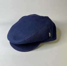 Rohan Mens Navy Blue Fleece Lined Flat Cap Baker Boy Country Walking Outdoor Hat