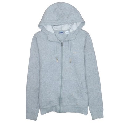 Reebok Hoodie Herren Grau Full Zip Größe M Regular Fit