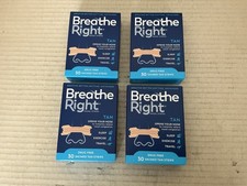 4 3M Breathe Right Nasal Strips Original Tan Small/Medium 30 EA , EXP. -2030