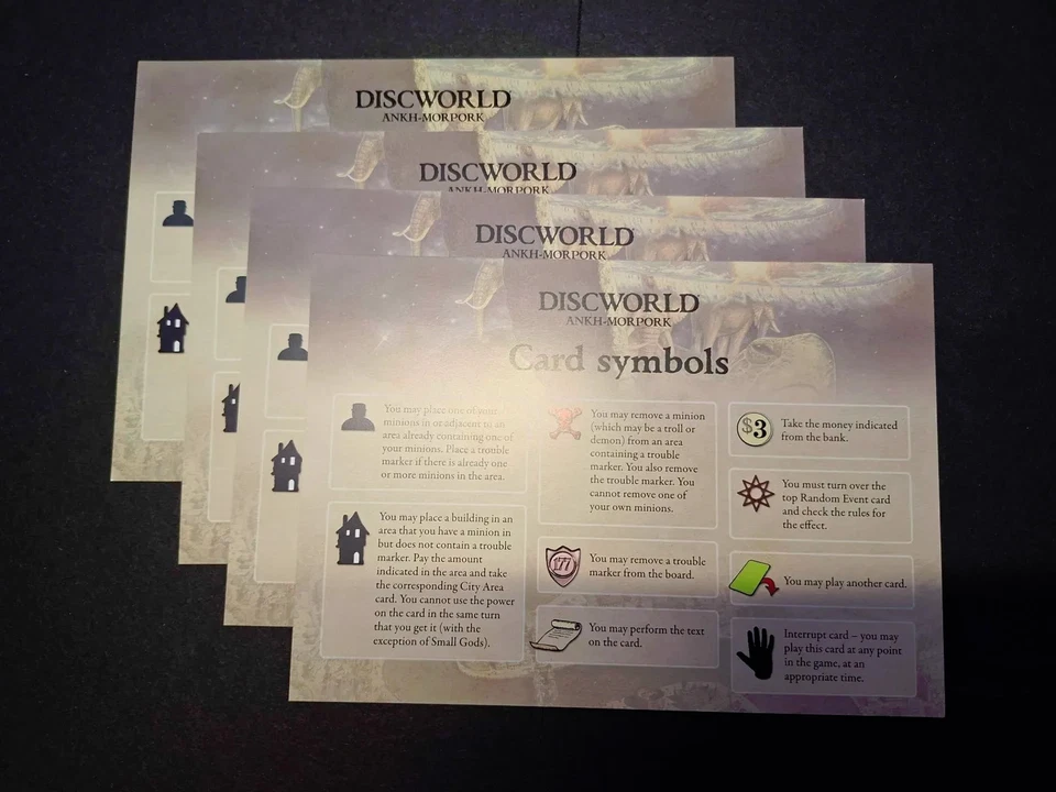 Terry PRATCHETTS DISCWORLD Ankhmorpork Board Game COMPLETE - Image 4 of 4