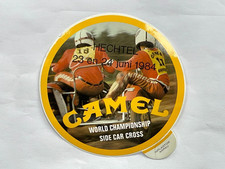 Vintage 1984 Camel World Championship, Sidecar Motocross, Sticker, Hechtel