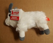 Animal de peluche Wild Republic corneado cabra de montaña 8" x 6" nuevo