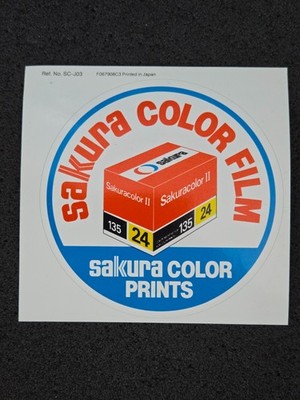 Sakura Color Film   Sticker / Aufkleber   *aus Sammlung* 1359