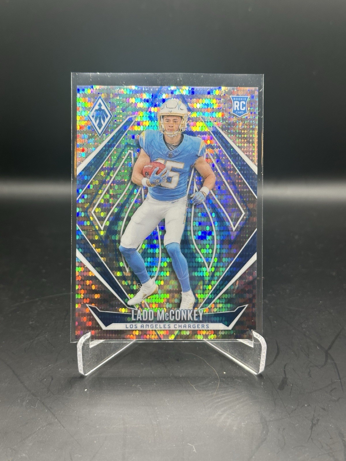 2024 Panini Phoenix - Rookies Ladd McConkey #216 Pulsar /200 (RC)