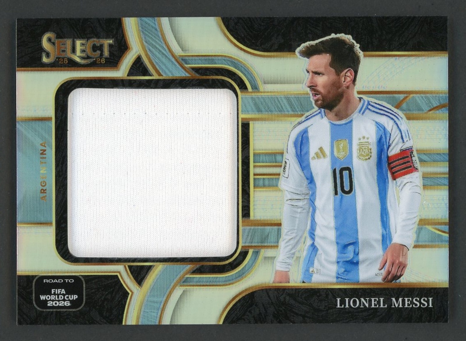 2025-26 Panini Select Road to FIFA World Cup Lionel Messi Jumbo Jersey #2 view 1
