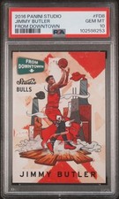 2016 PANINI STUDIO FROM DOWNTOWN #FD8 JIMMY BUTLER PSA 10 GEM MINT CHICAGO BULLS