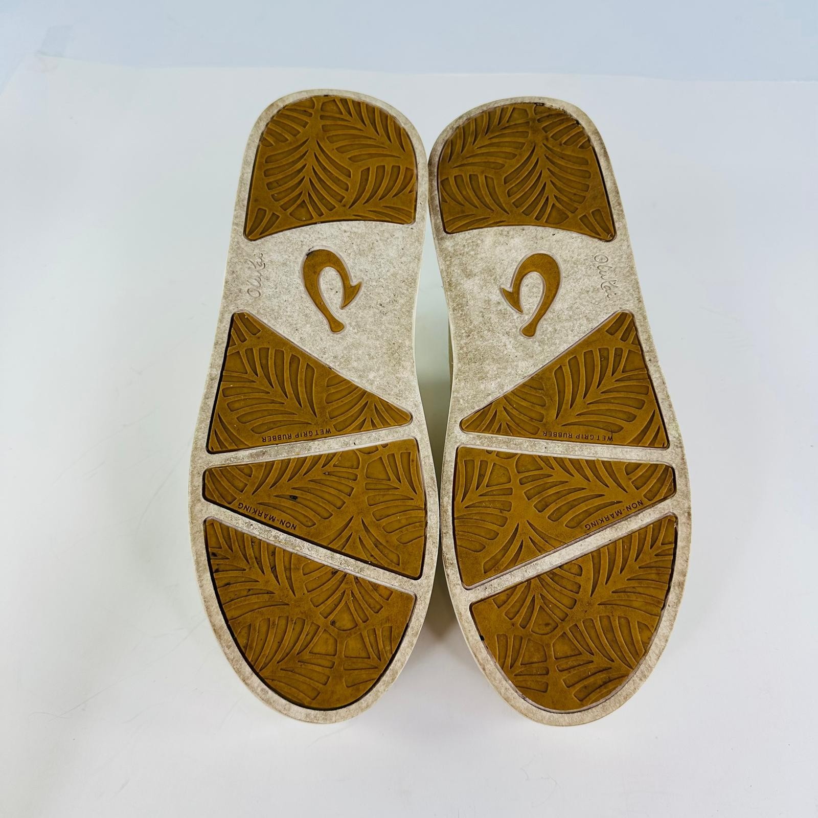 OluKai Ki'ihele off White Canvas Slip-On Sneakers US 9 Womens Comfort Shoes thumbnail 7