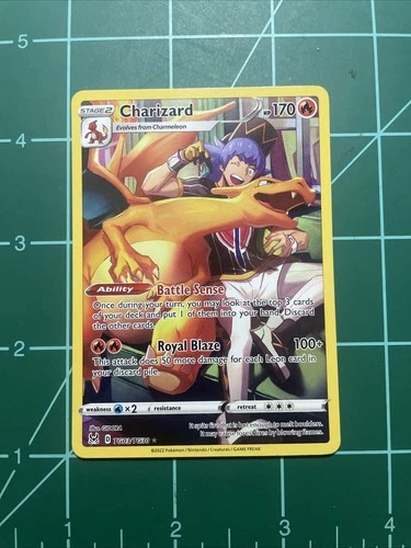 Charizard Swsh11: Lost Origin Trainer Gallery Holo Pokemon NM TG03/TG30
