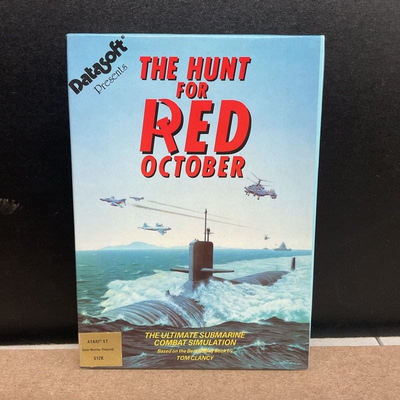 The Hunt For Red October Atari ST Datasoft 1984