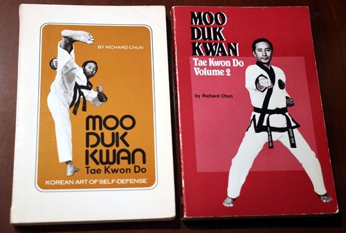 MOO DUK KWAN Tae Kwon Do RICHARD CHUN Book Set Korean MARTIAL ARTS Self-Defense