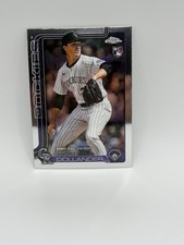 Topps 2025 Chrome Update Series Rookie Debut Chase Dollander USC175 Rockies Card