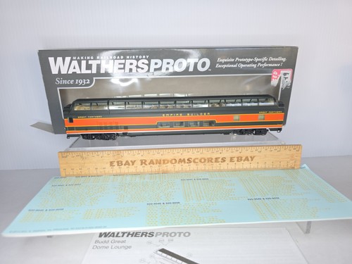 Walthers HO 920-9058 Gran Imperio del Norte Constructor 85' Budd Dome View Lounge LN | Condition: Used