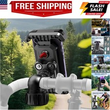 Upgrade Motorcycle Phone Mount with Vibration Dampener Safe Lock Knob Base ...