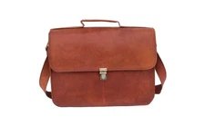 35 Cm Leather Briefcase Messenger Bag Laptop Satchel Crossbody Shoulder Bags