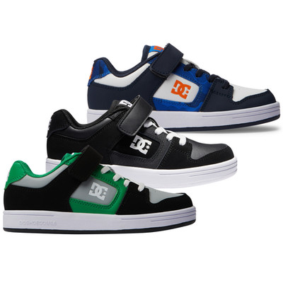 DC Shoes Kinder Manteca 4 V Skateboarding Turnschuhe Klettschuhe