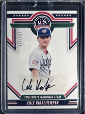 Kirschsieper, Cole - 2022 USA Baseball Stars & Stripes - Autograph - 102/125-INV