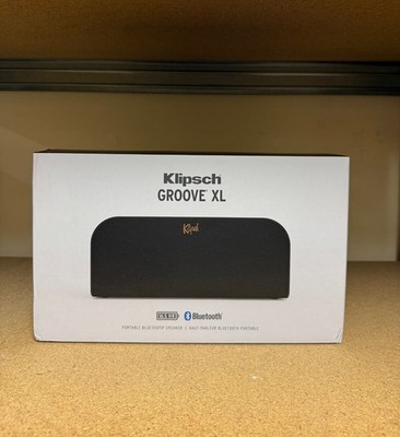 KLIPSCH GROOVE XL Tragbarer Bluetooth Wireless Lautsprecher 16 Stunden Akku - Schwarz