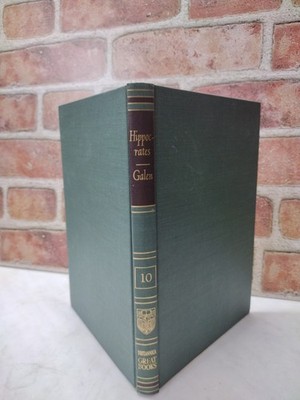 Britannica Great Books - Volume 10 - Hippocrates/Galen - Hardcover - 1952