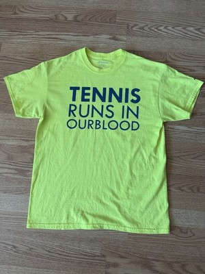 Babolat Tennis T-Shirt Mens Large Neon Yellow